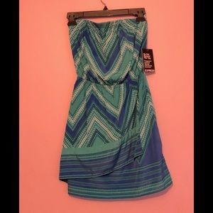 Express strapless dress, new with all tags.